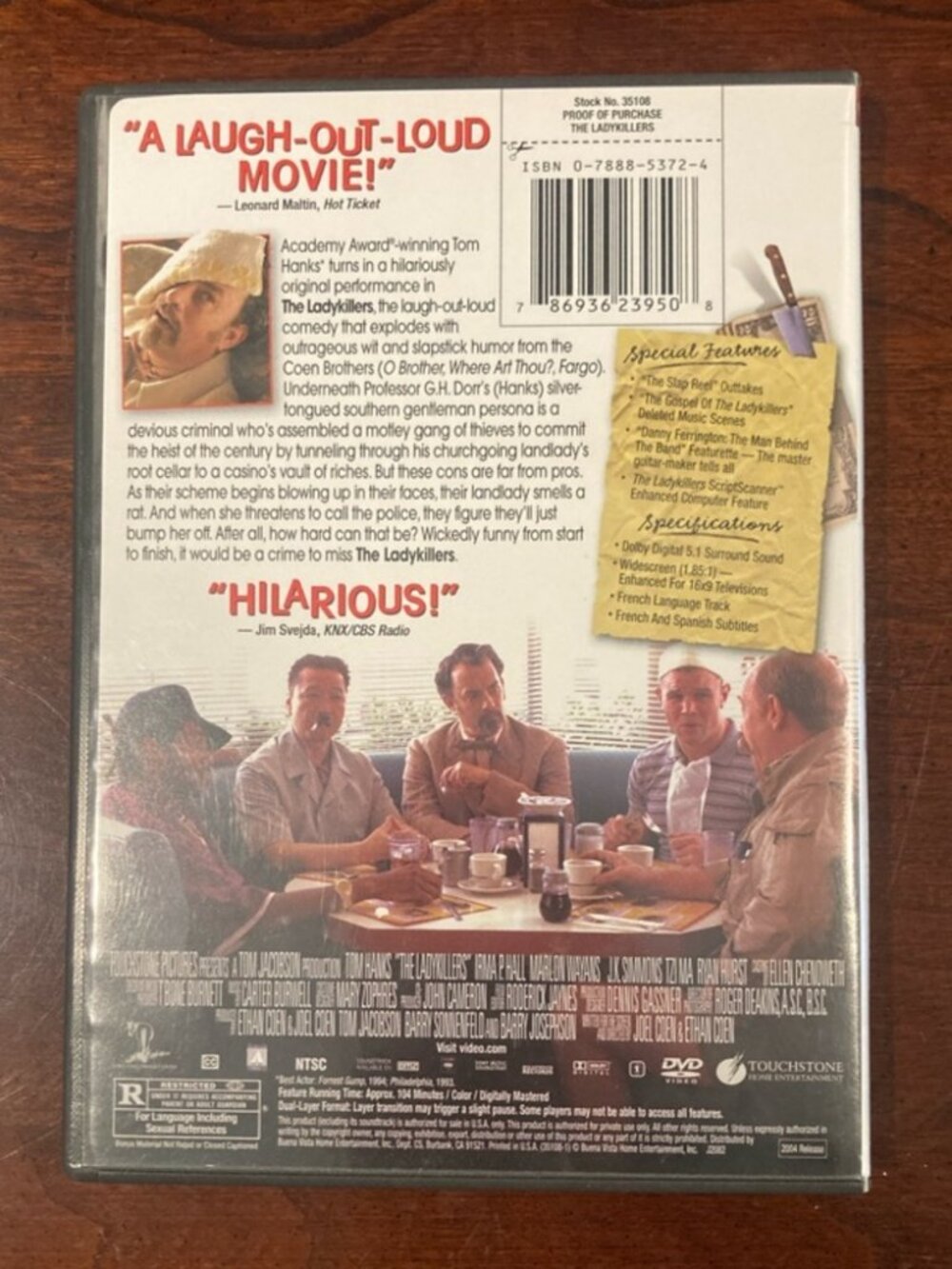 The Ladykillers (DVD, 2004) - Picture 4 of 4